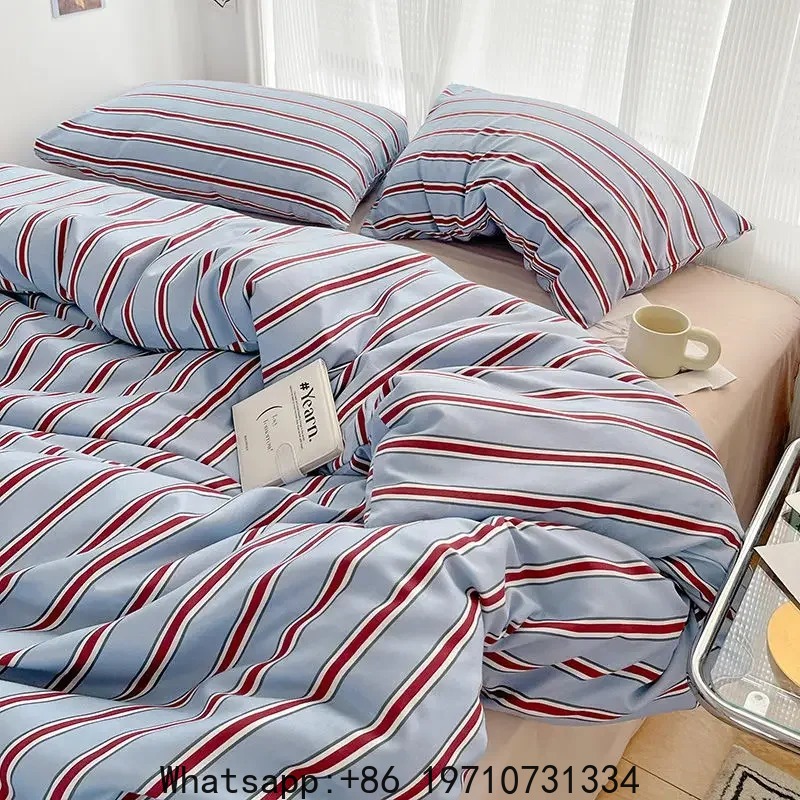 Linen Duvet Cover - Simple Style Pure Cotton Home Textile