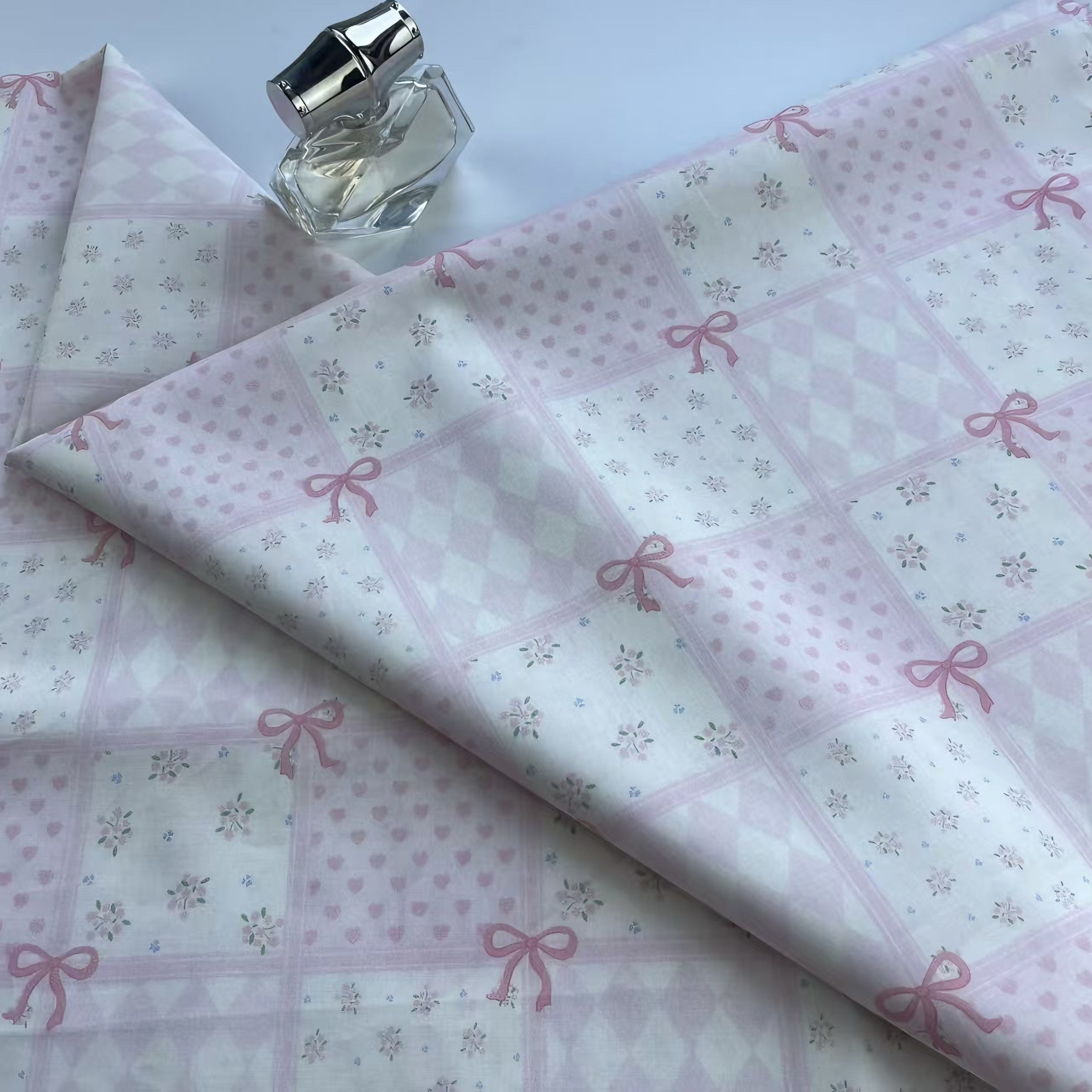 Home Fashion Textiles - Pastel Pink inspired 100% Cotton Fabric
