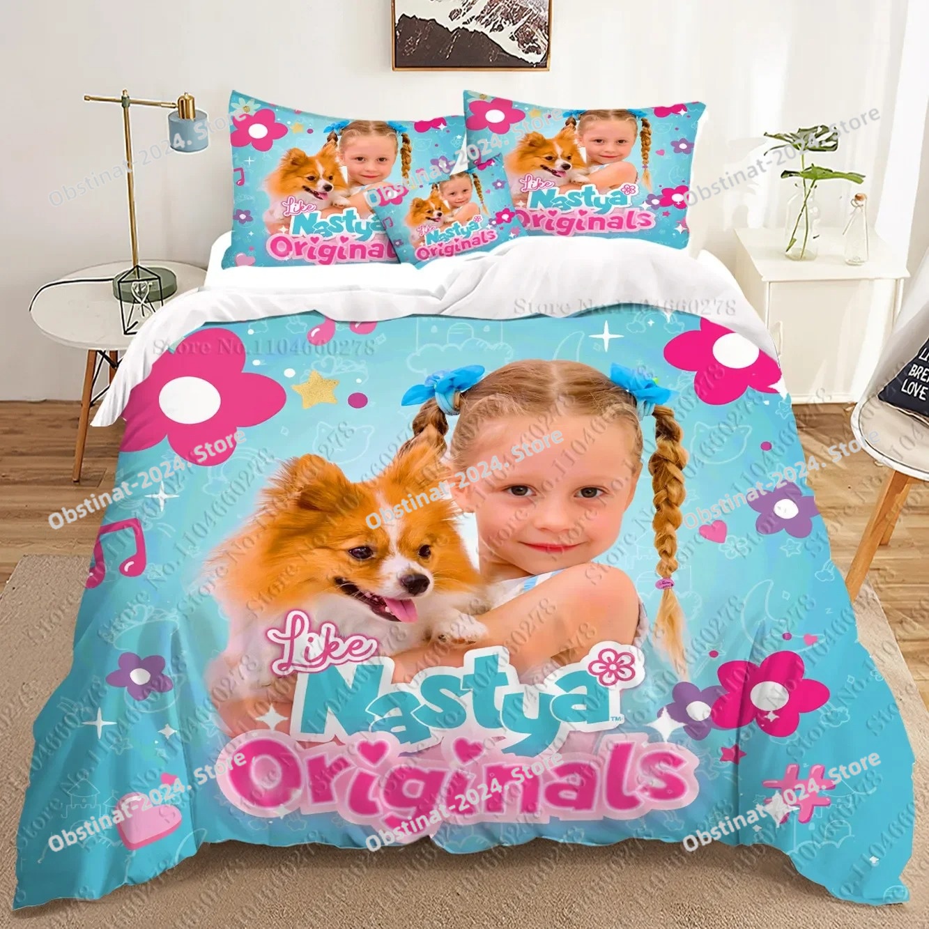 Home Fashion Textiles - fashion Anime Nastya 3D Bedding Sets