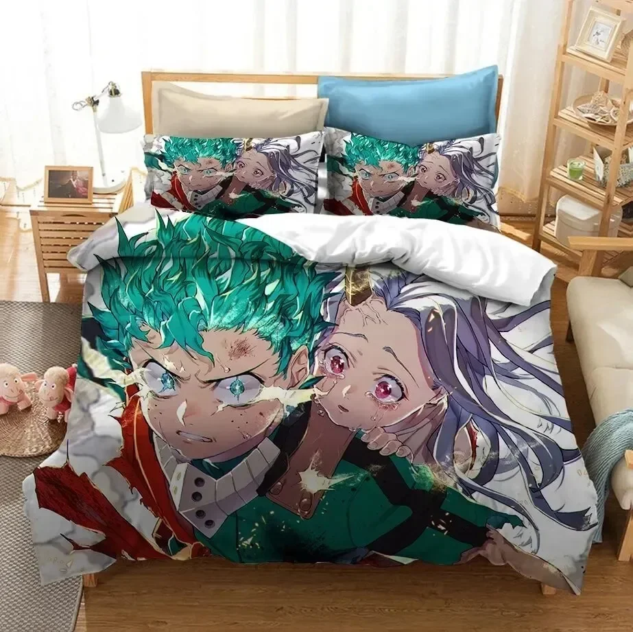 Linen Duvet Cover - 3D Anime My Hero Academia Printed