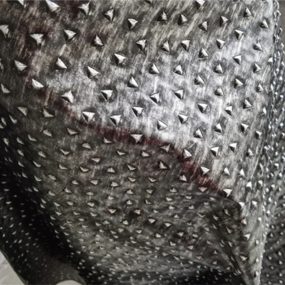 Home Fashion Textiles - Leather Fabric Rivet Shape Waterproof for