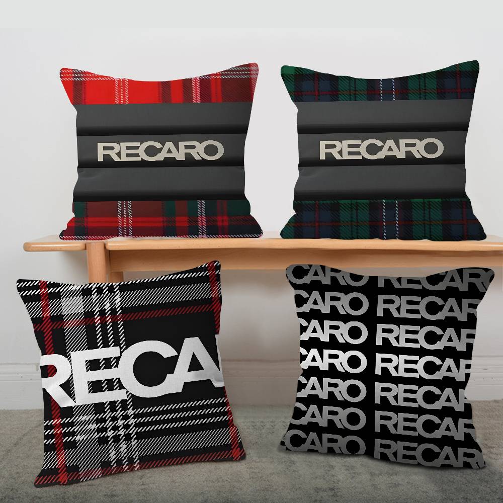 Home Fashion Textiles - R-Recaros Logo Pillow Anime Pillow Sofa