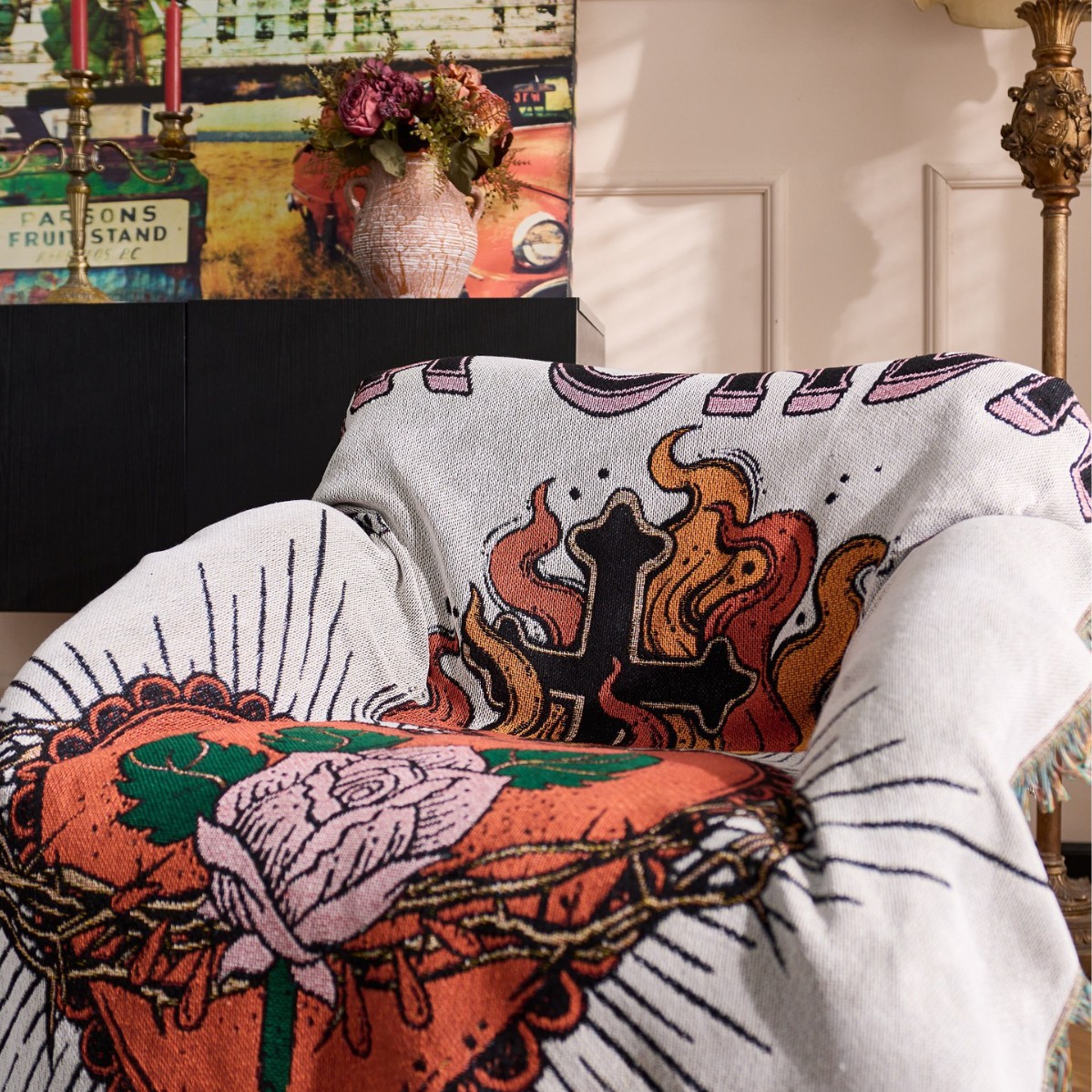 Textile City Vintage Tattoo St - Home Textiles City avis et prix
