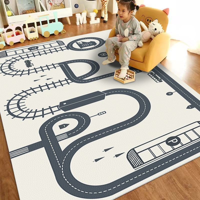 Cartoon children's floor mat c - Home Textiles City avis et prix