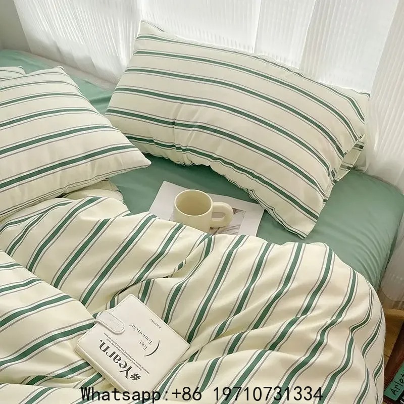 Simple Style Pure Cotton Home  - Linen Duvet Cover avis et prix