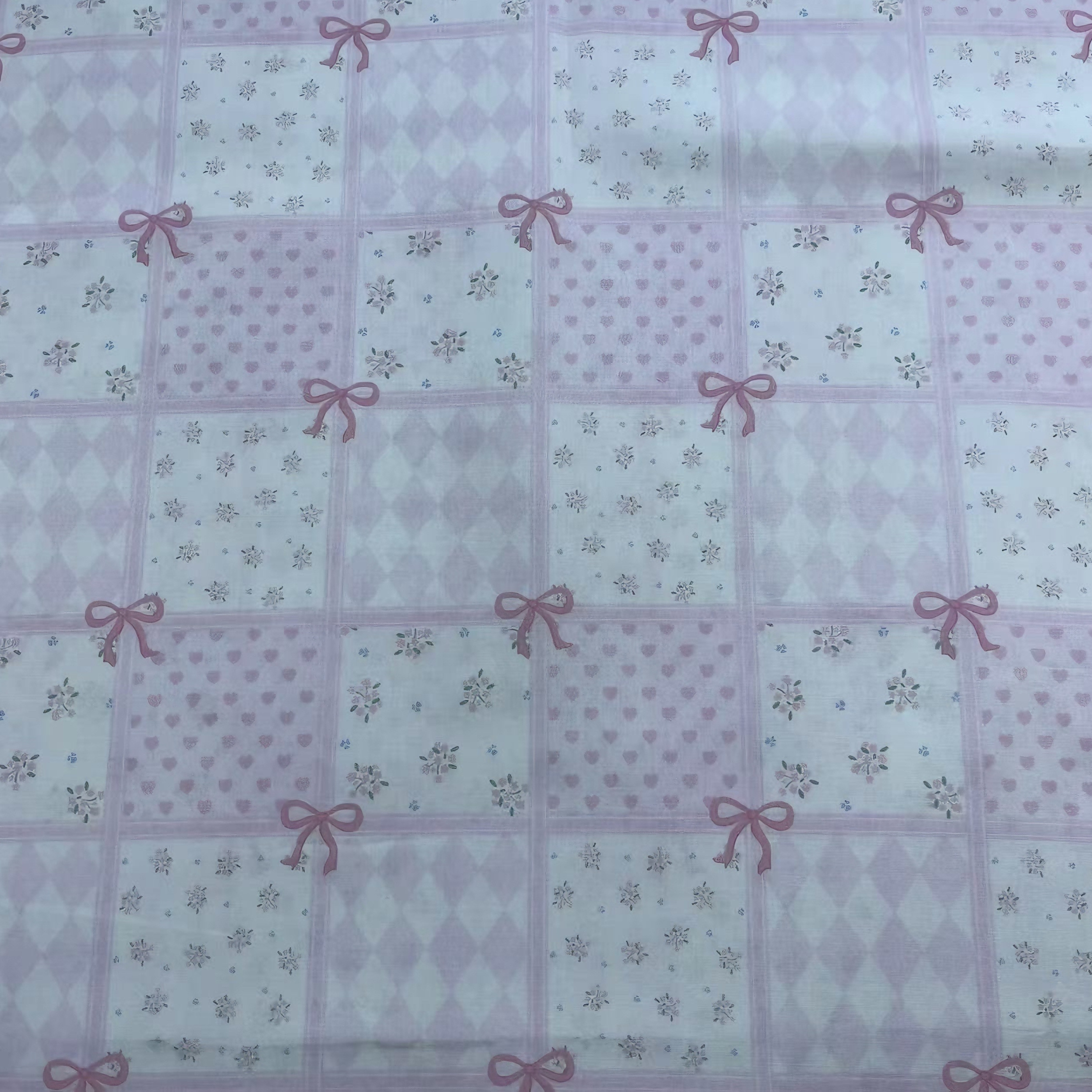 Pastel Pink inspired 100% Cott - Home Fashion Textiles avis et prix