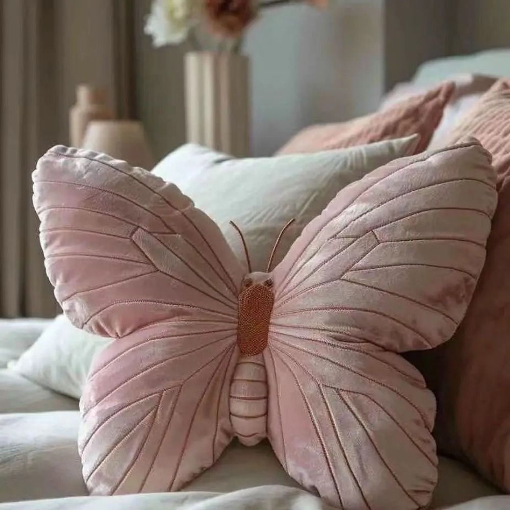 New Cute Butterfly Pillow Fash - Home Fashion Textiles avis et prix