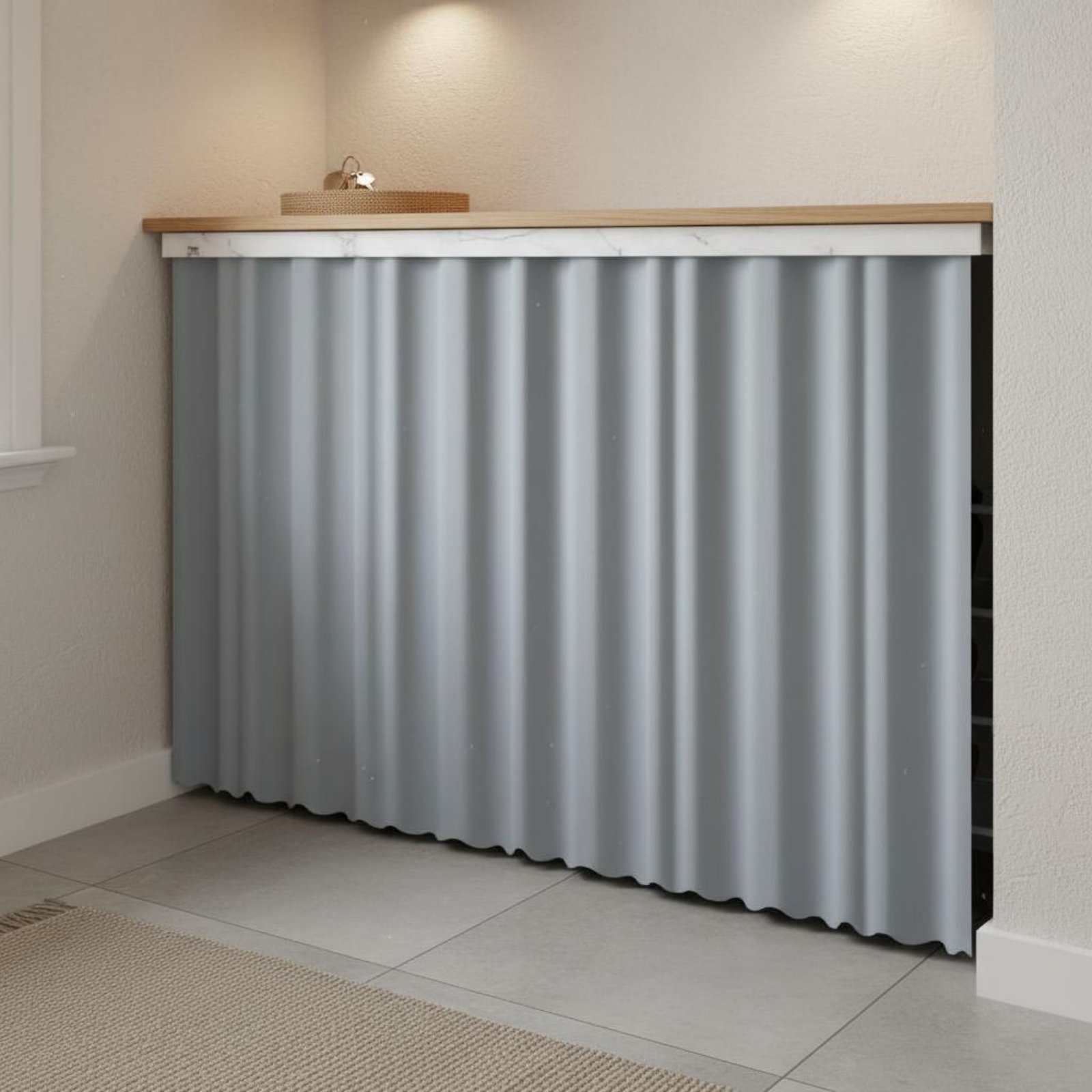 Hook and Loop Cabinet Curtain  - Home Textiles Designer avis et prix
