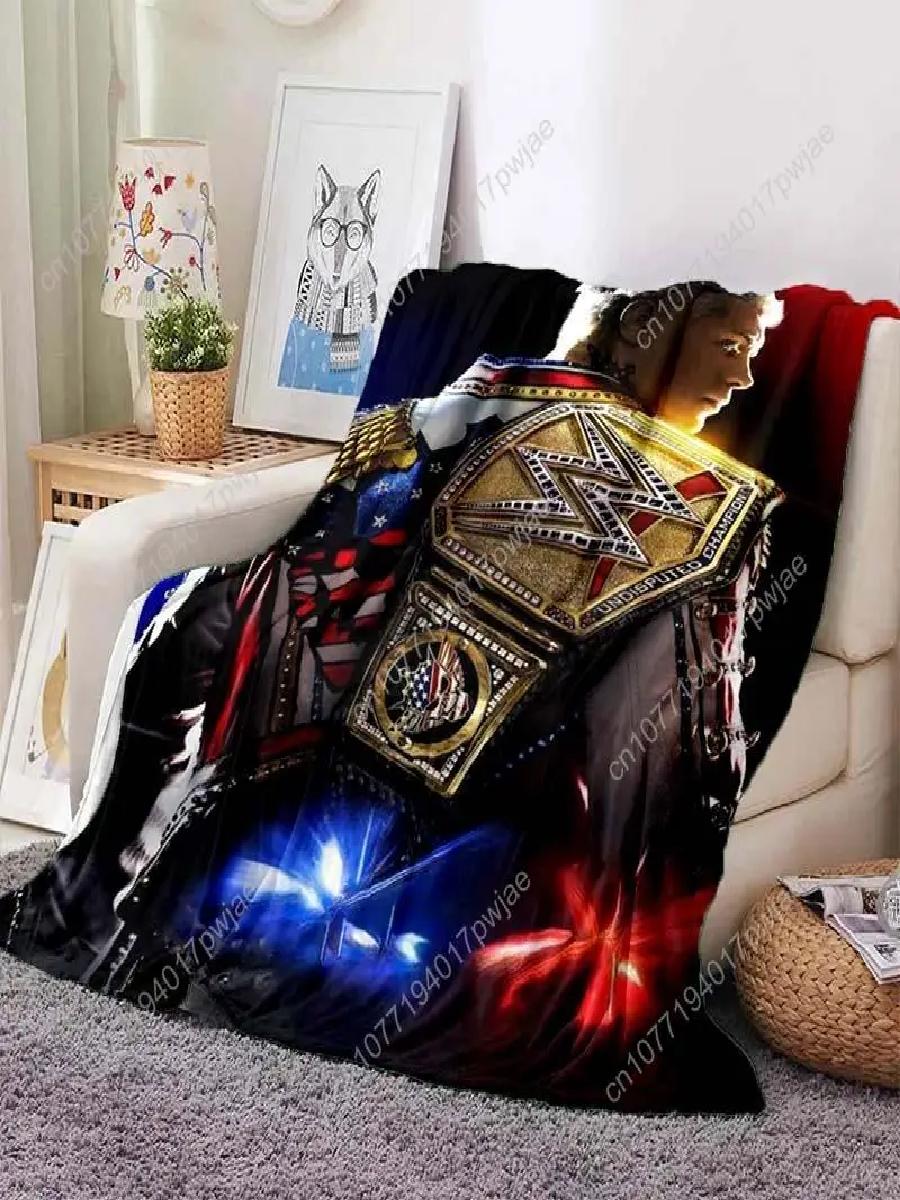 WWE Logo Flannel Throw Blanket - Home Fashion Textiles avis et prix