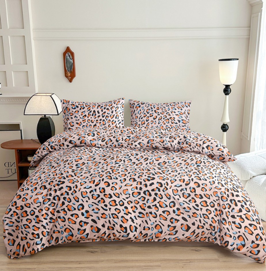 Best-selling leopard print cou - Linen Duvet Cover avis et prix