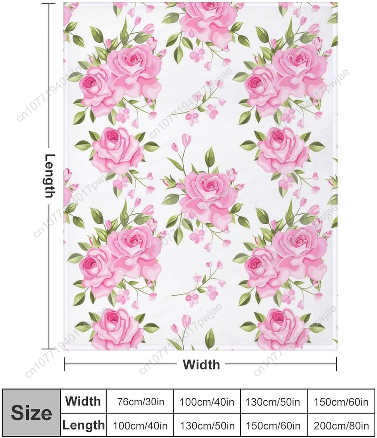 Pink Flower Throw Blanket Flor - Home Textiles Towel avis et prix
