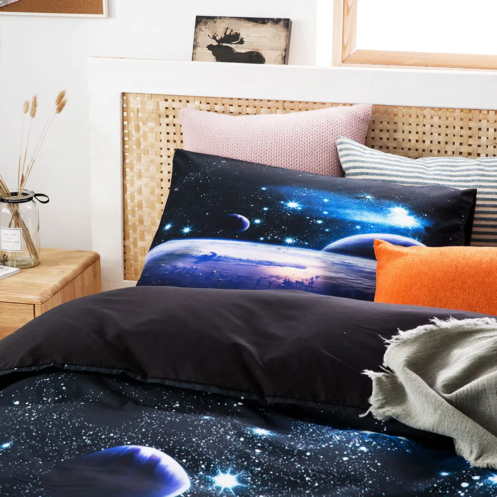 Space star 3d Galaxy Duvet Cov - Linen Duvet Cover avis et prix