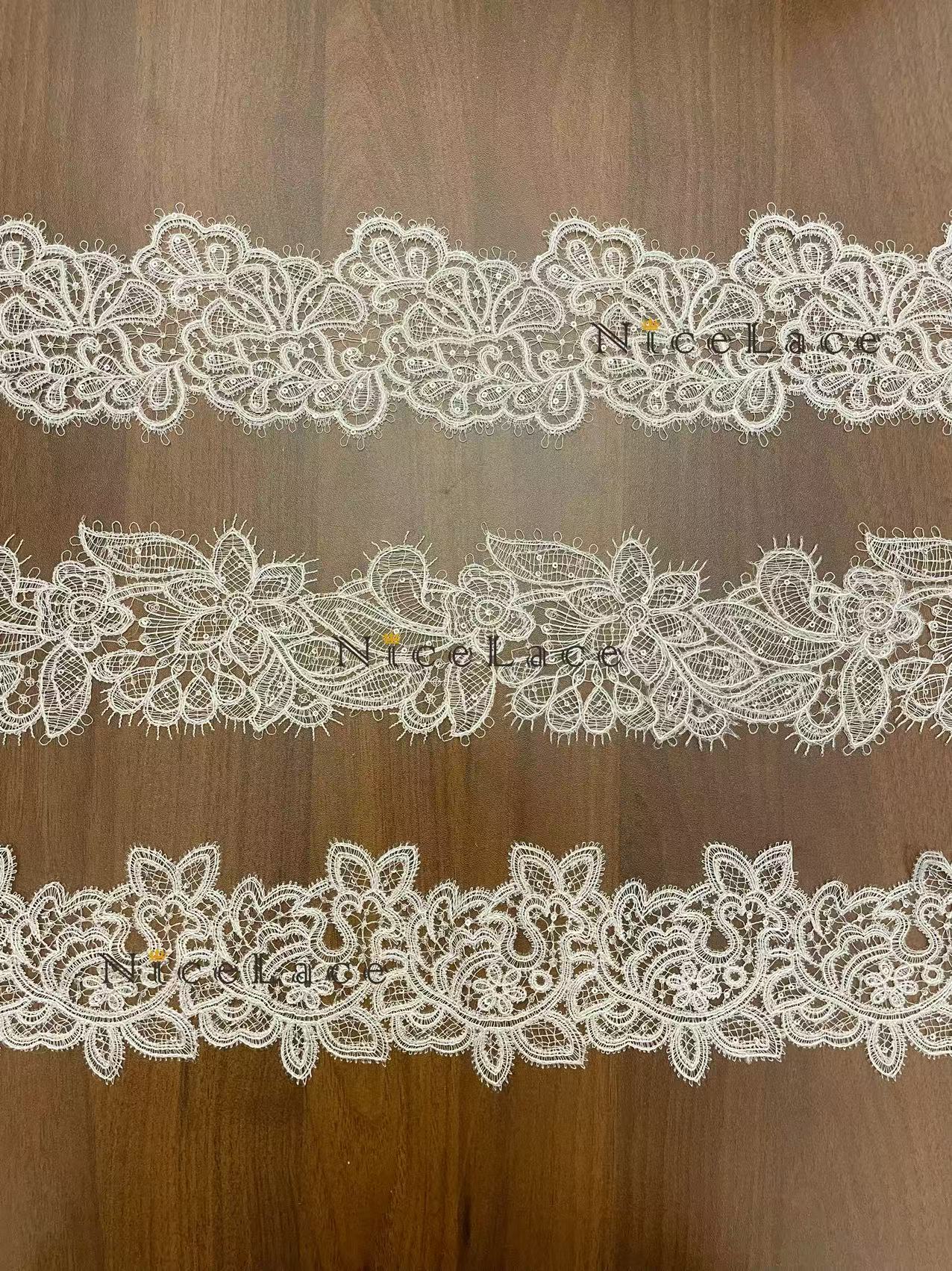 5yards/lot Sequins Guipure tri - Home Fashion Textiles avis et prix