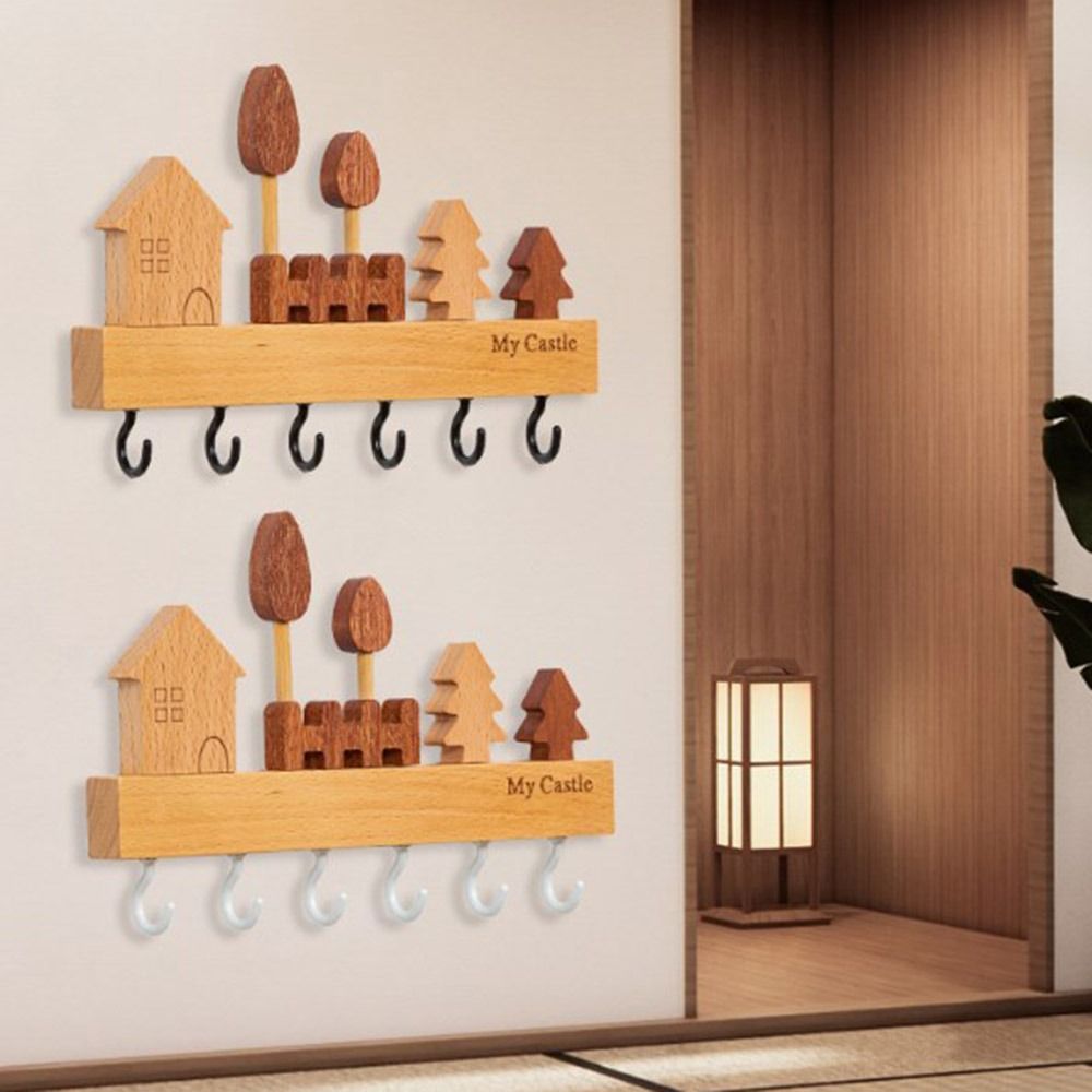 Charming Solid Wood Key Hook R - Home Textiles Towel avis et prix
