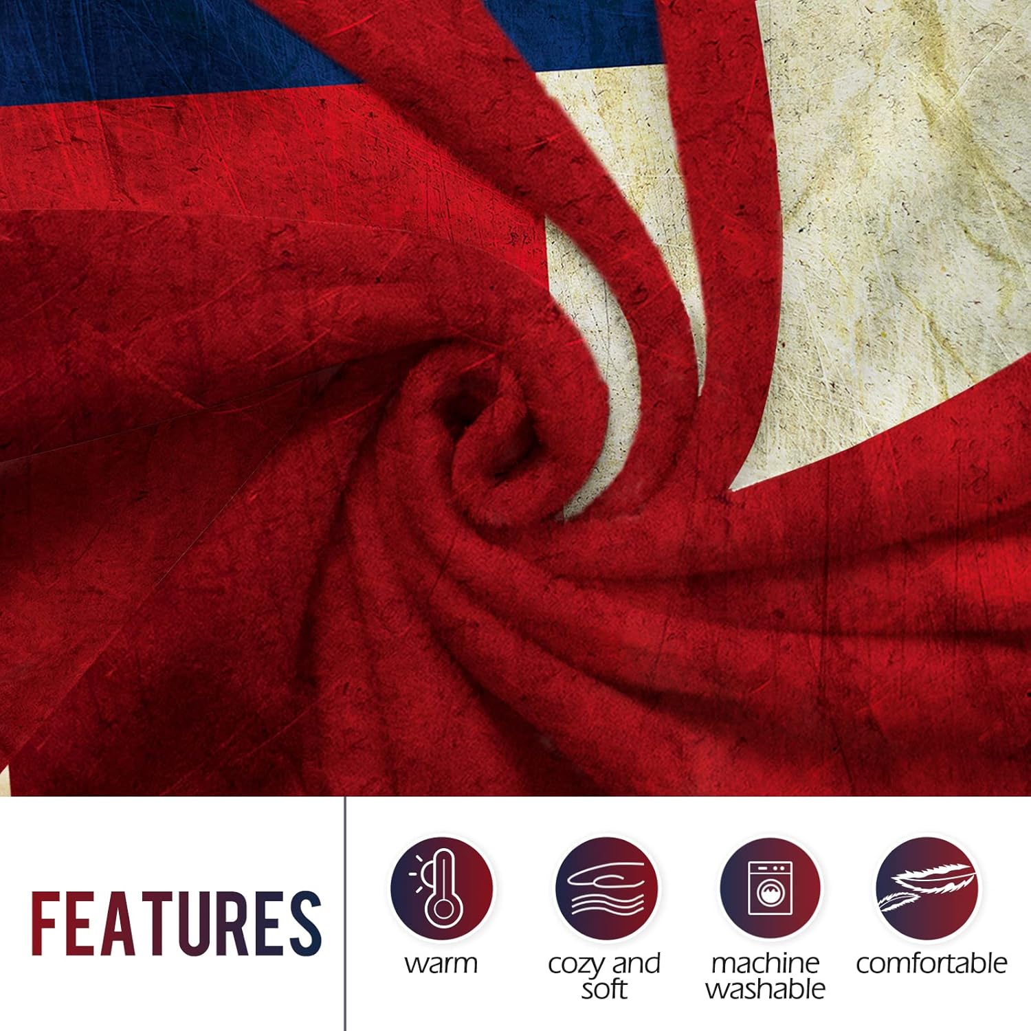 Levens Texas Flag Throw Blanke - Home Textiles Towel avis et prix