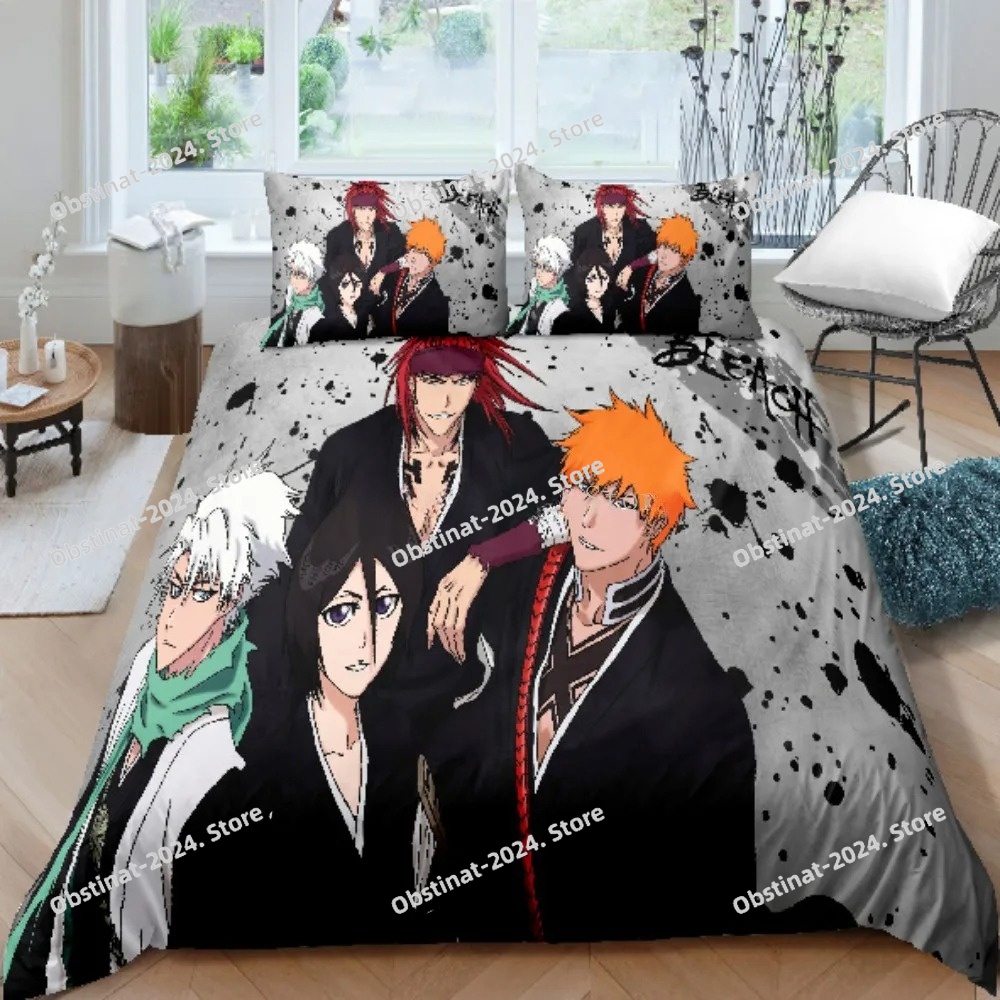 3D Bleach Kurosaki Ichigo Bedd - Linen Duvet Cover avis et prix