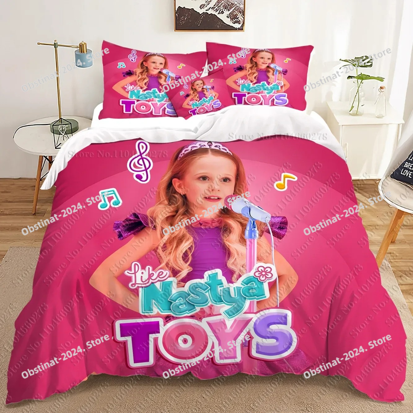 fashion Anime Nastya 3D Beddin - Home Fashion Textiles avis et prix