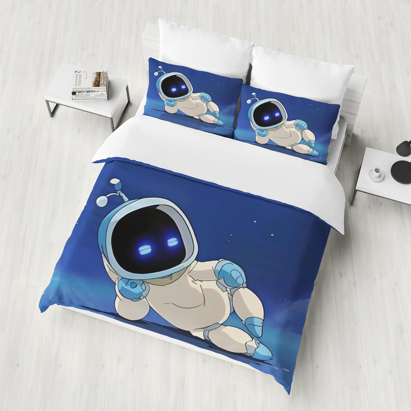 Print Cartoon Astro Bot Duvet  - Linen Duvet Cover avis et prix