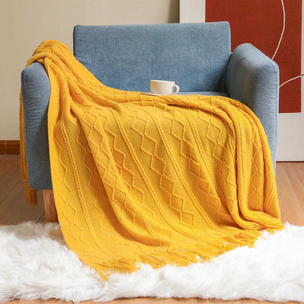 Textile City Diamond Knit Thro - Home Textiles City avis et prix