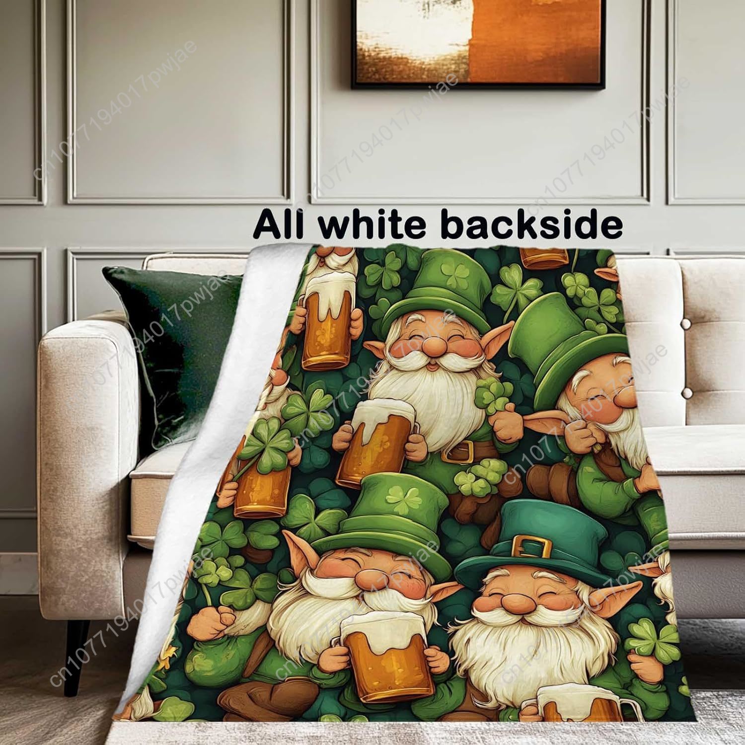 St. Patrick’s Day Gnome Throw  - Home Textiles Towel avis et prix