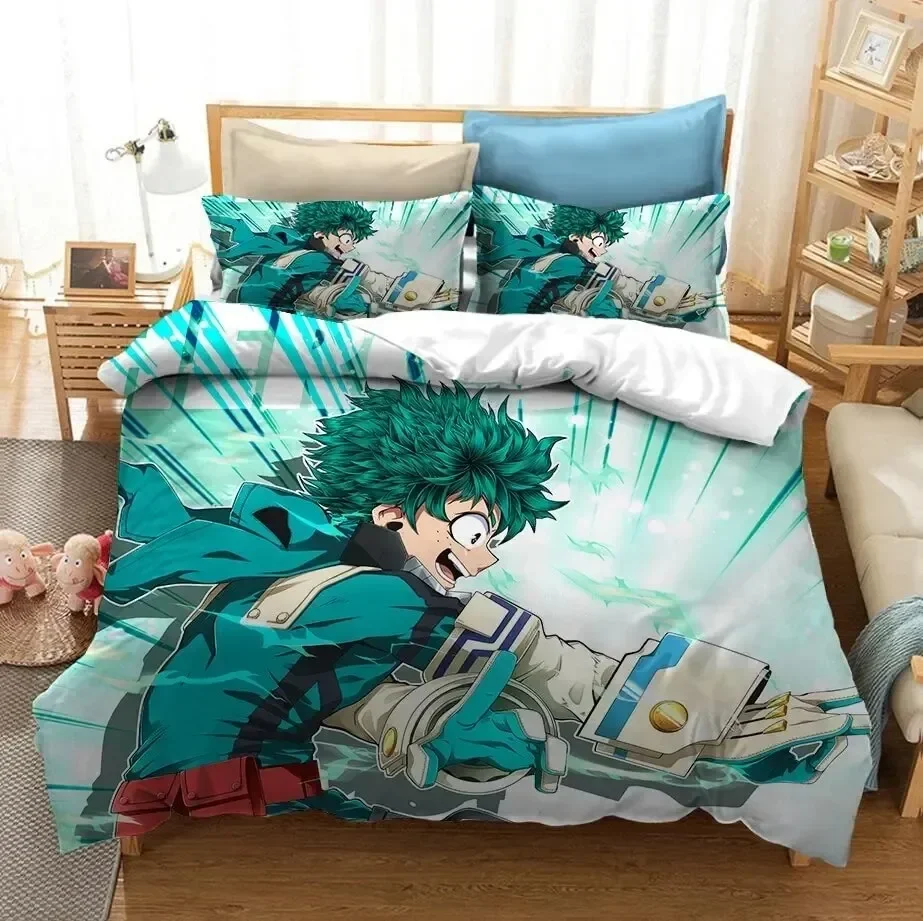 3D Anime My Hero Academia Prin - Linen Duvet Cover avis et prix
