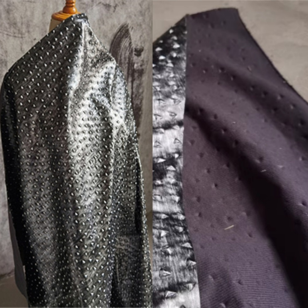 Leather Fabric Rivet Shape Wat - Home Fashion Textiles avis et prix