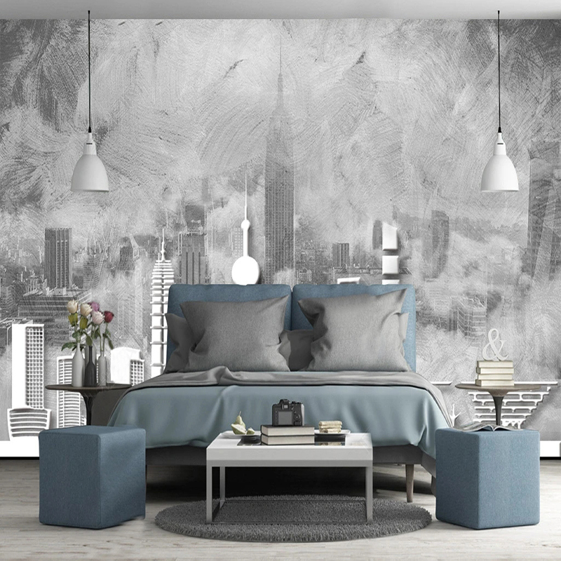 Custom 3D Wallpaper Mural Retr - Home Textiles City avis et prix