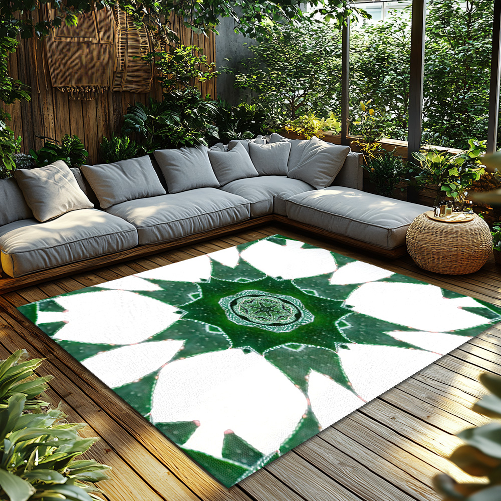 Unique Botanical Area Rug Wash - Home Textiles Designer avis et prix