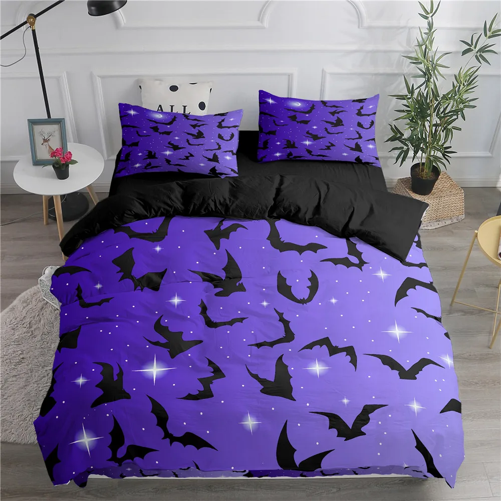Halloween Flying Vampire Beddi - Linen Duvet Cover avis et prix