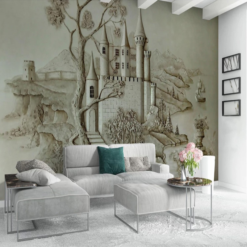 3D Architectural Wall Mural Mo - Home Textiles City avis et prix