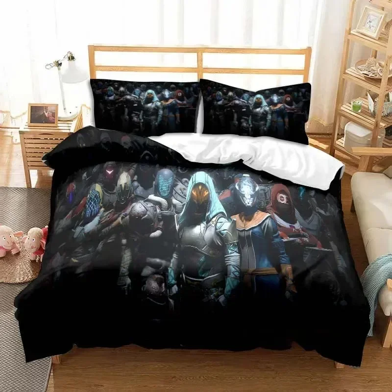 Game Destiny Printed Bed Set D - Linen Duvet Cover avis et prix