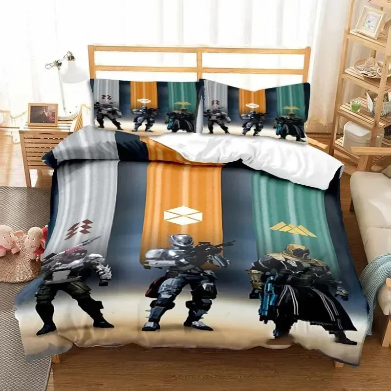 Game Destiny Printed Bed Set D - Linen Duvet Cover avis et prix
