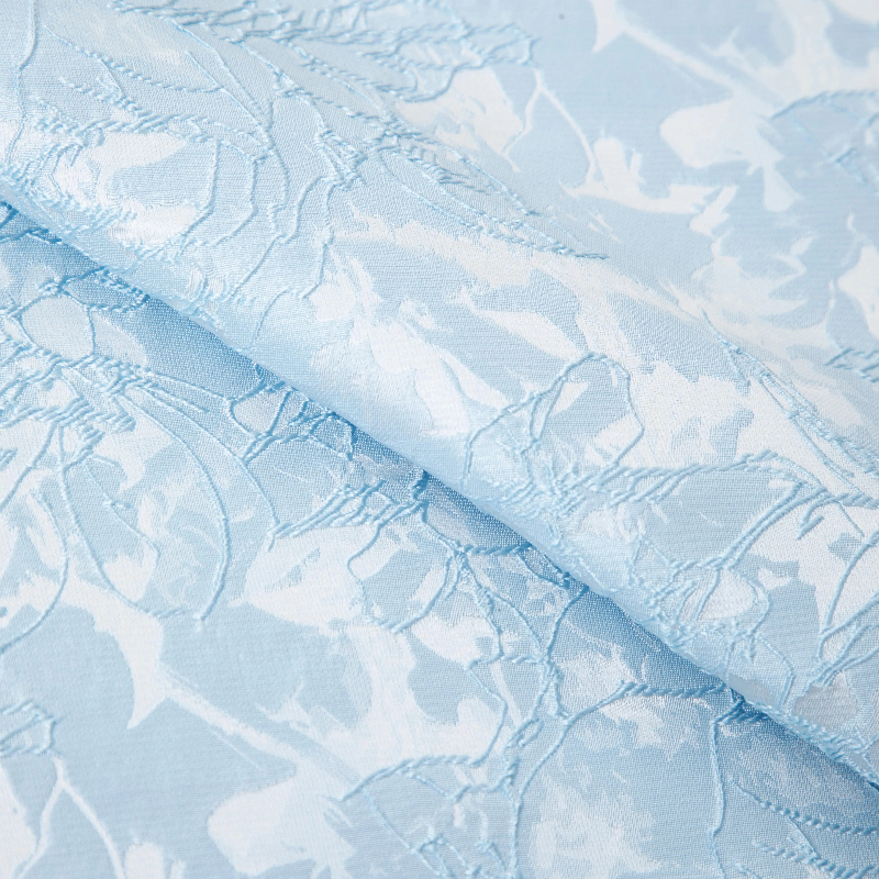 Designer Light Blue Floral Jac - Home Textiles Designer avis et prix