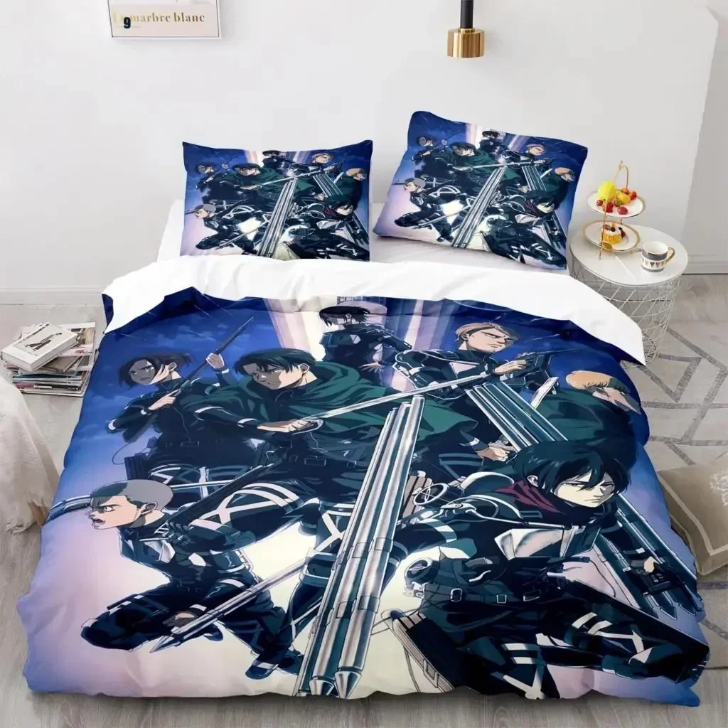 Anime Attack On Titan Home Tex - Linen Duvet Cover avis et prix