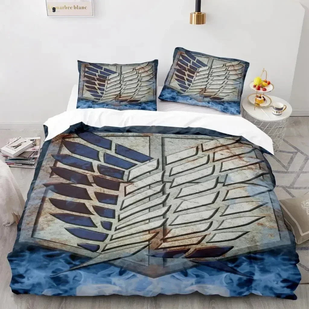 Anime Attack On Titan Home Tex - Linen Duvet Cover avis et prix