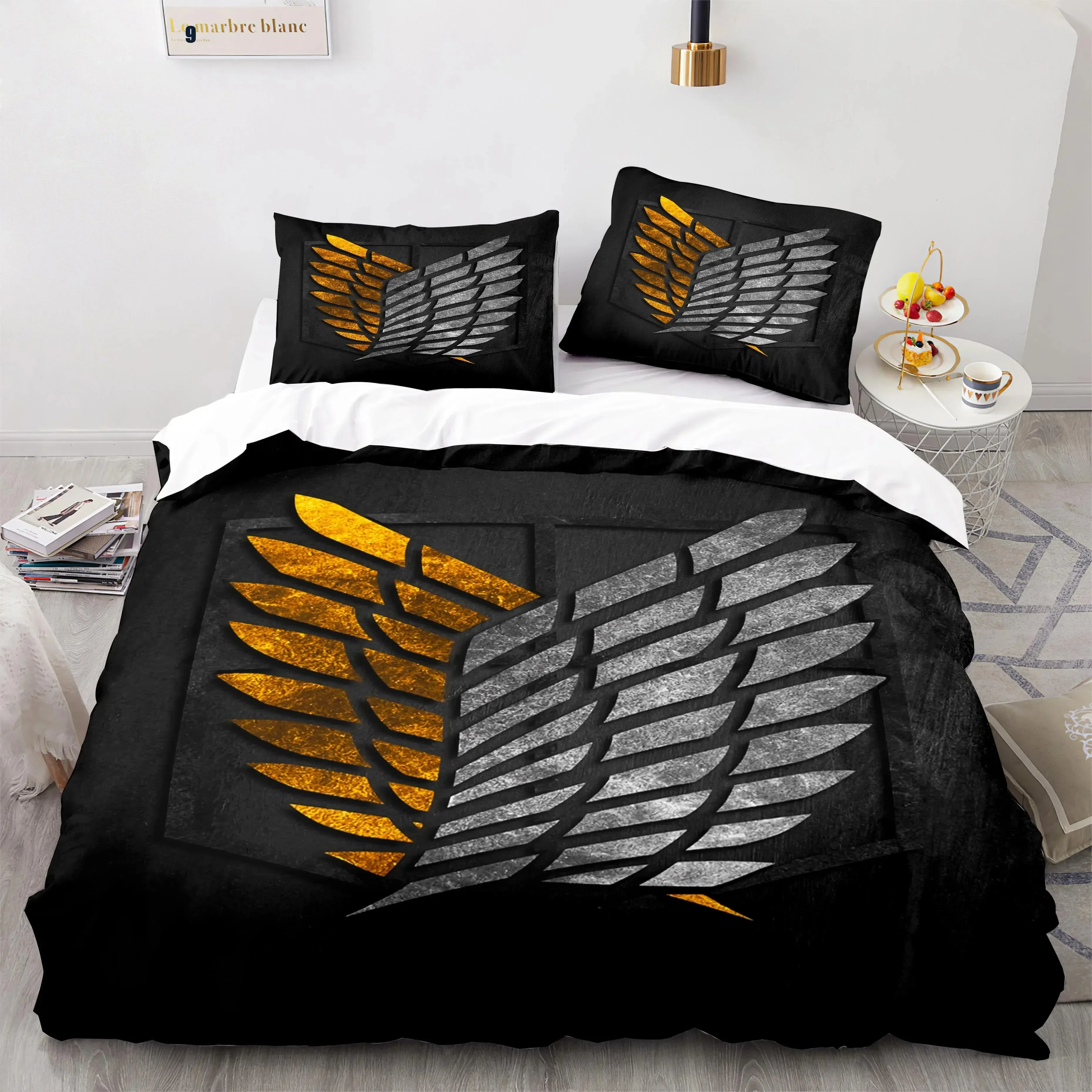 Anime Attack On Titan Home Tex - Linen Duvet Cover avis et prix