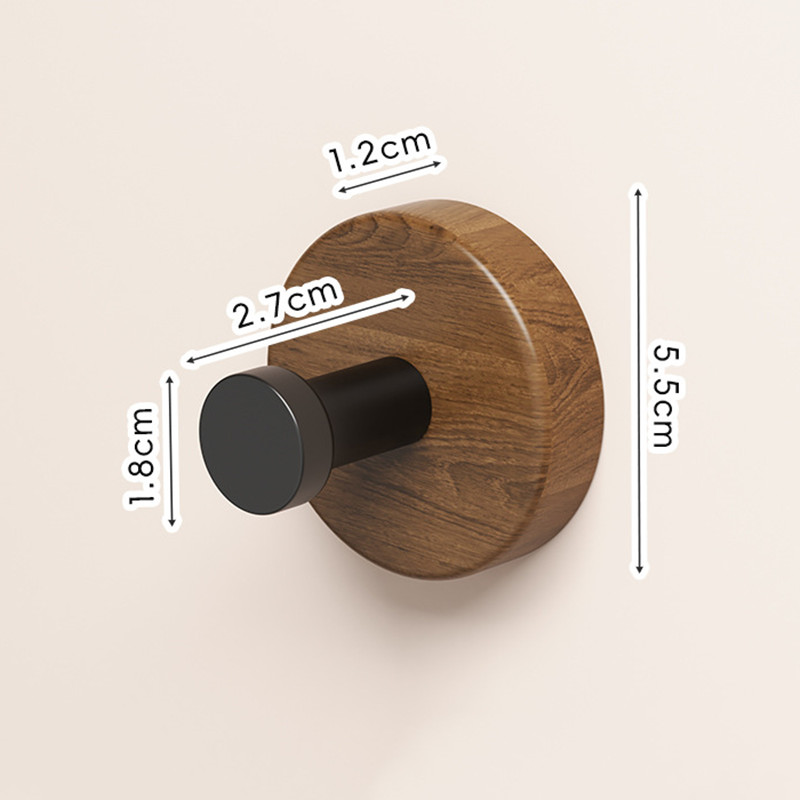 4/1pcs Wall Wood Hook Self-adh - Home Textiles Towel avis et prix
