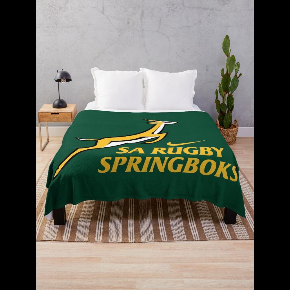 Springbok Rugby Throw Blanket  - Home Textiles Designer avis et prix
