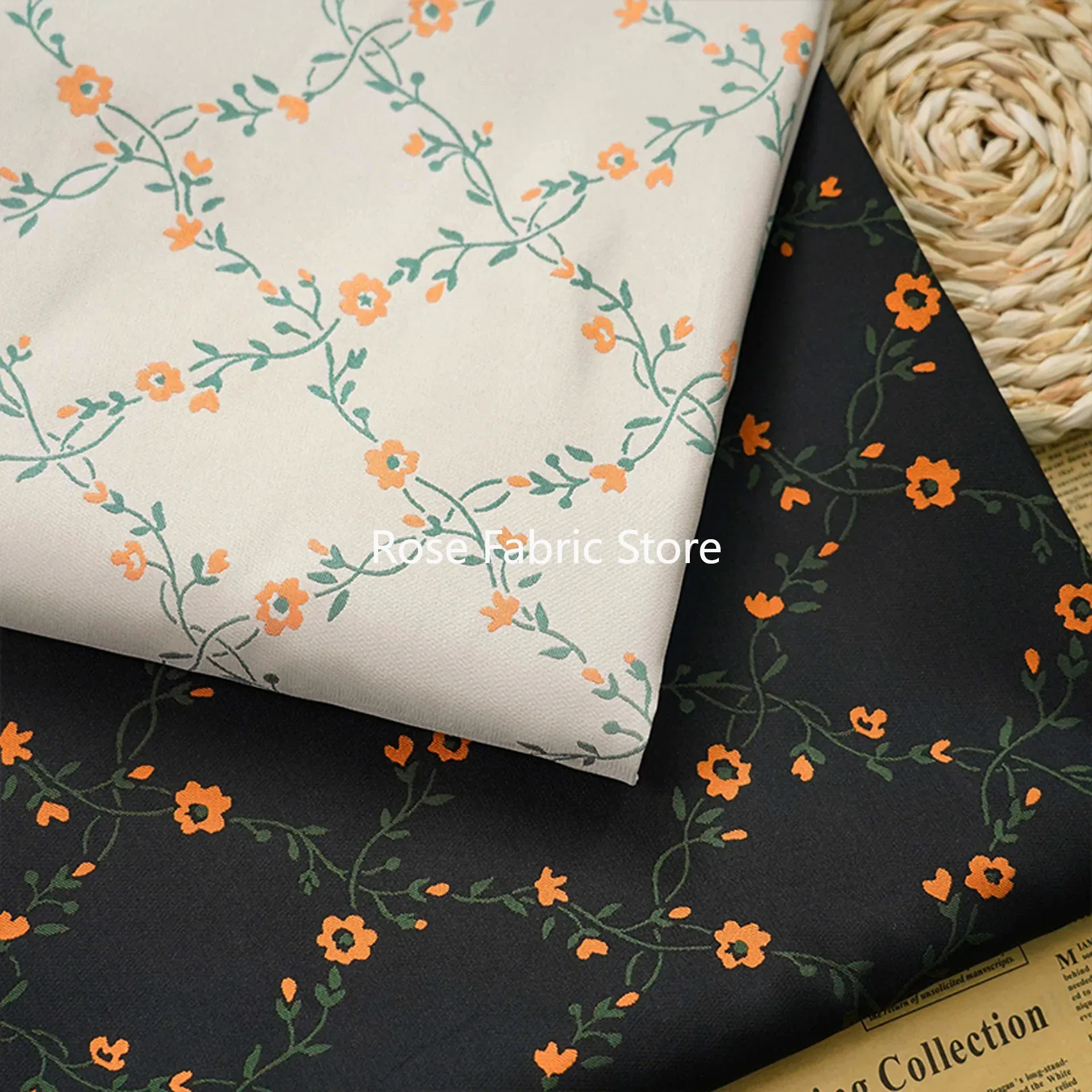 1 Meter Small Flower Yarn Dyed - Home Fashion Textiles avis et prix
