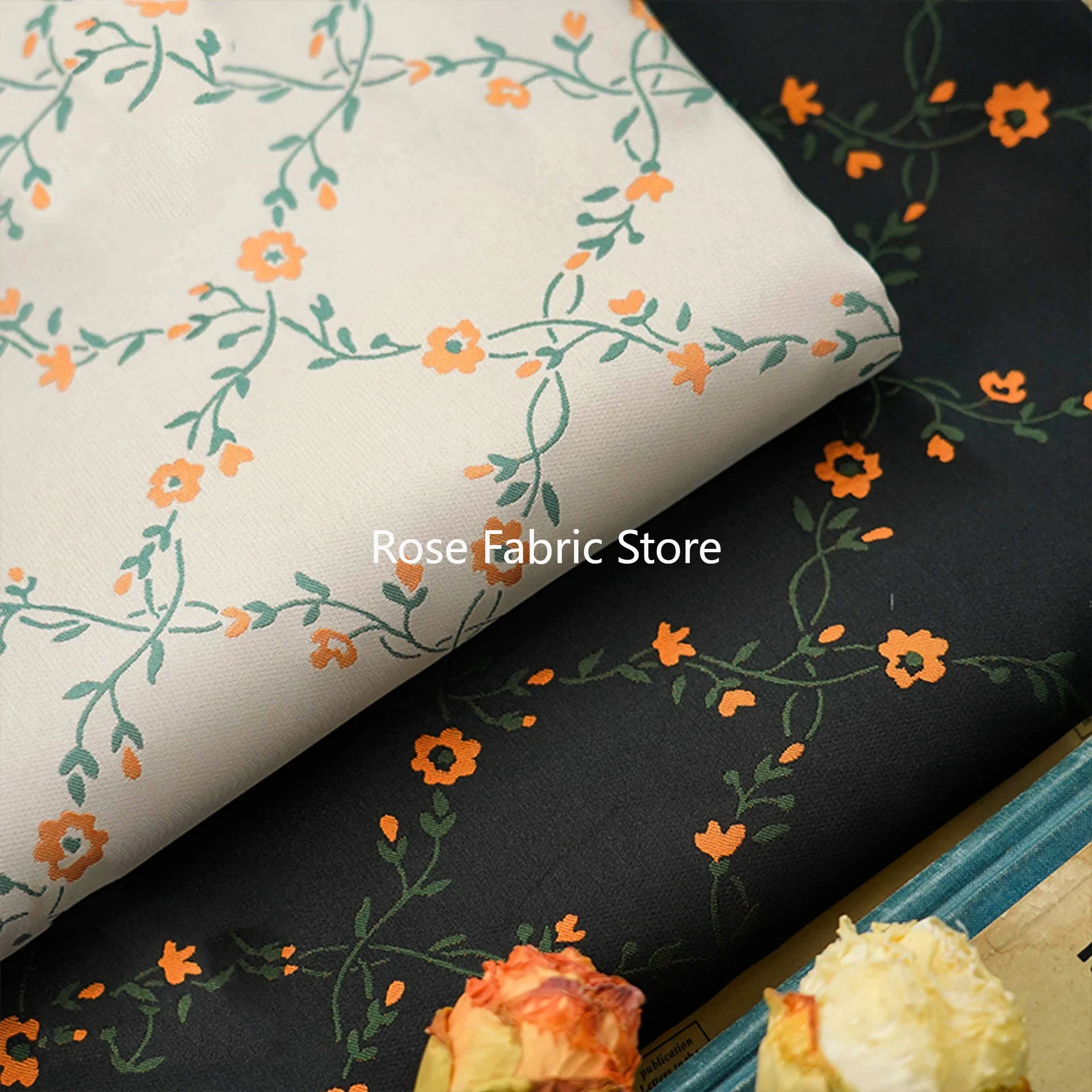1 Meter Small Flower Yarn Dyed - Home Fashion Textiles avis et prix
