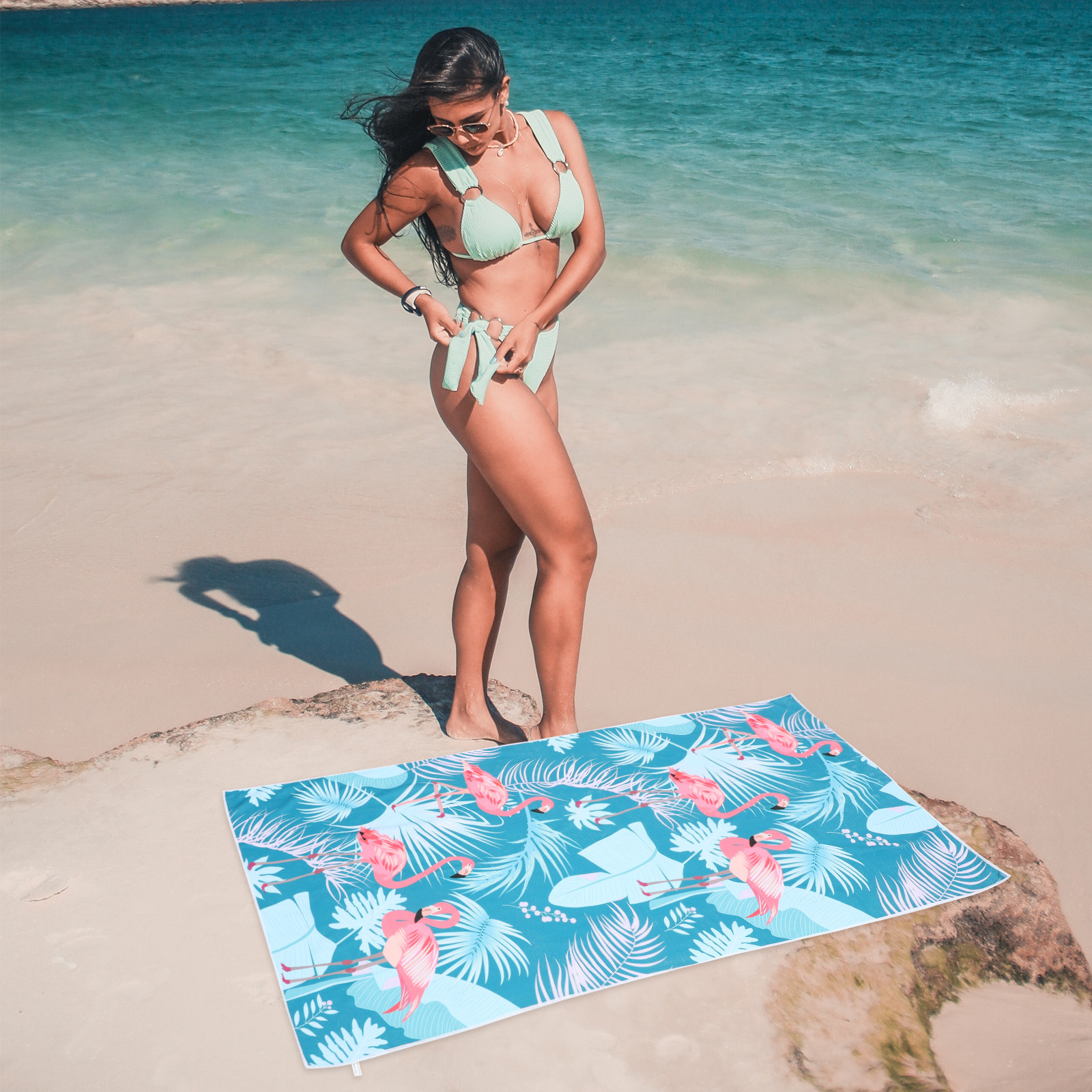 Microfiber Beach Towels Quick  - Home Textiles Towel avis et prix